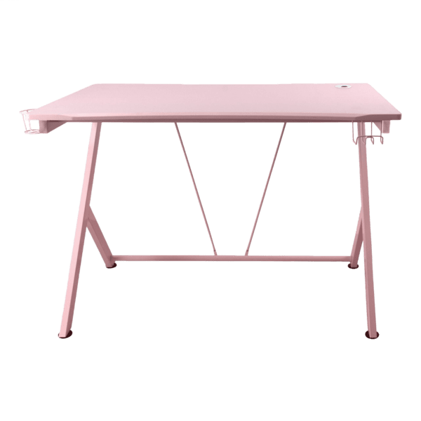 Deltaco Gaming Tisch PT85 Metallbeine pink