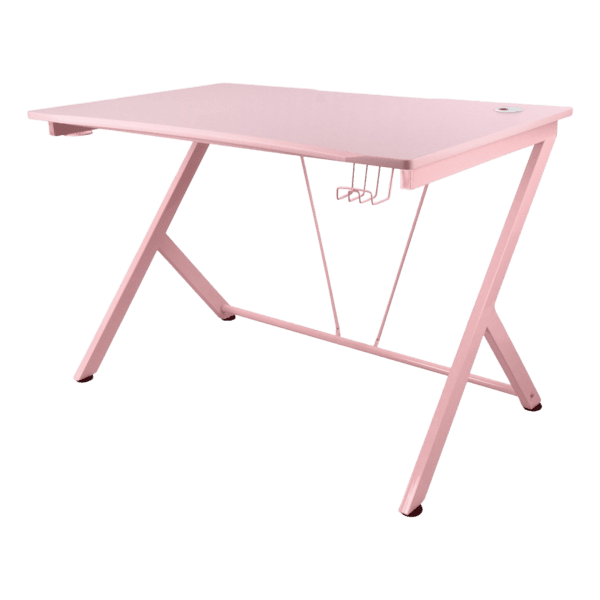 Deltaco Gaming Tisch PT85 Metallbeine pink