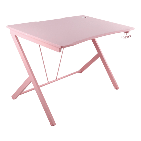 Deltaco Gaming Tisch PT85 Metallbeine pink