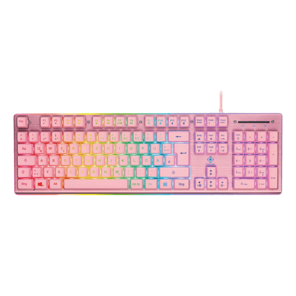 Deltaco PK75 Gaming Tastatur Membran RGB pink Deltaco PK75 Gaming Tastatur Membran RGB pink