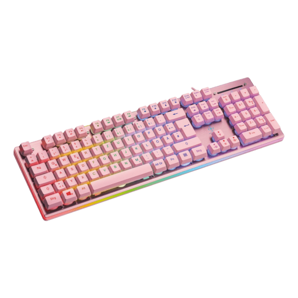 Deltaco PK75 Gaming Tastatur Membran RGB pink Deltaco PK75 Gaming Tastatur Membran RGB pink