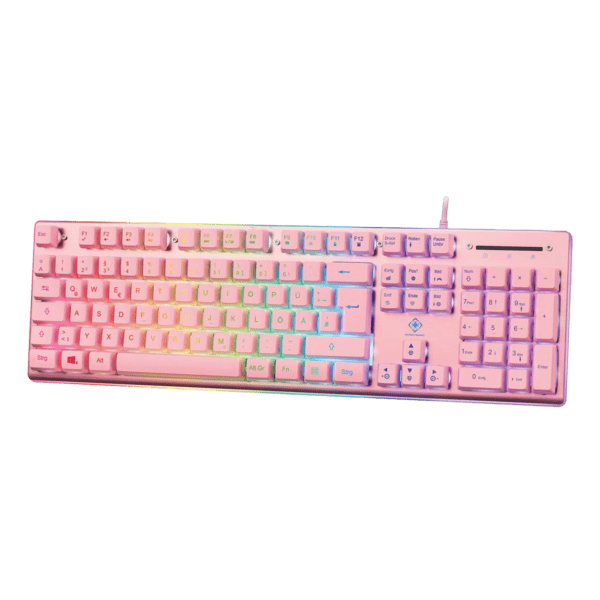Deltaco PK75 Gaming Tastatur Membran RGB pink Deltaco PK75 Gaming Tastatur Membran RGB pink