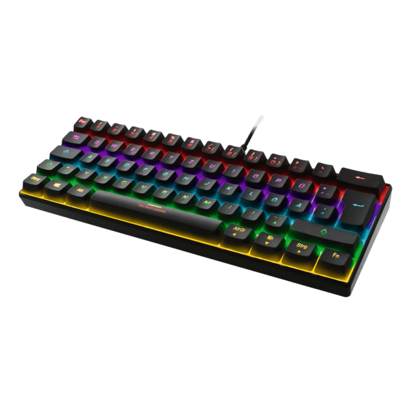 Deltaco Gaming Mini Tastatur RGB mechanisch schwarz