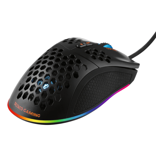 Deltaco DM210 Gaming Maus ultraleicht RGB USB schwarz