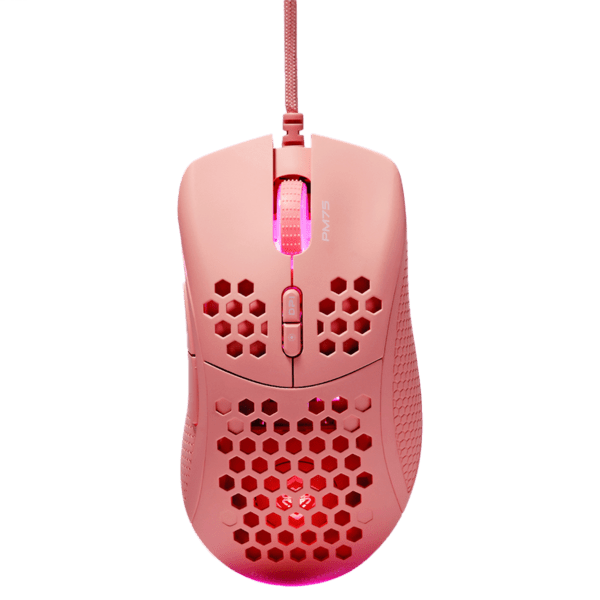 Deltaco DM210 Gaming Maus ultraleicht RGB USB pink