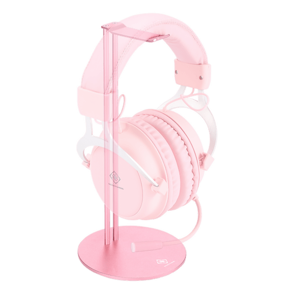 Deltaco Gaming Headsetständer Aluminium rutschfest pink Deltaco Gaming Headsetständer Aluminium rutschfest pink