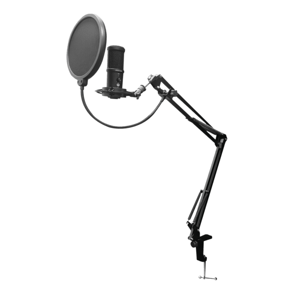 Deltaco Streaming Kit -Mikro, Lichtring, Webcam, Ständer Deltaco Streaming Kit -Mikro, Lichtring, Webcam, Ständer