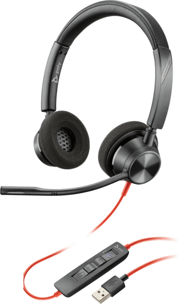 HP Poly Blackwire 3320 M Stereo USB-C/A Headset