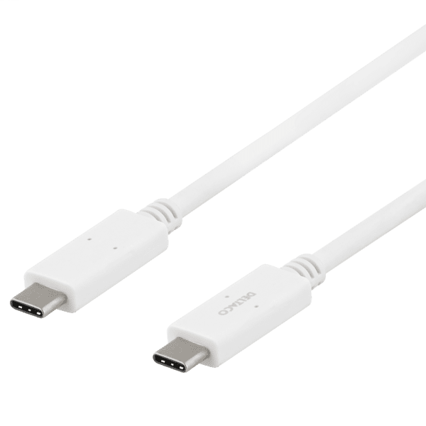 Deltaco USB-C zu USB-C Kabel 2m 5A schwarz