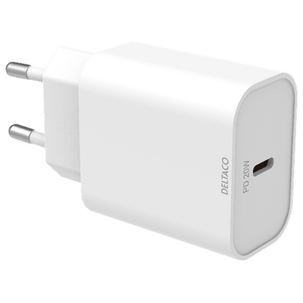 Deltaco PD Ladegerät 20W USB-C weiß