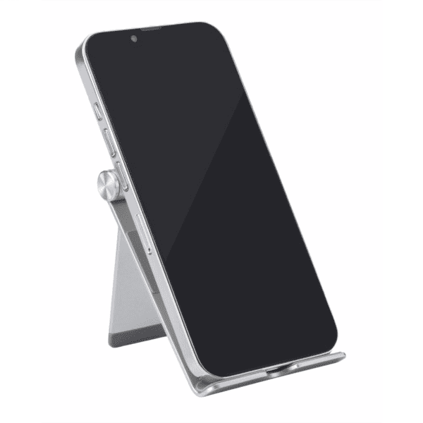 DELTACO faltbarer Tablet/Smartphone Halter Aluminium