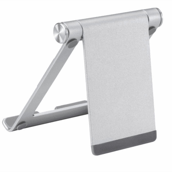 DELTACO faltbarer Tablet/Smartphone Halter Aluminium