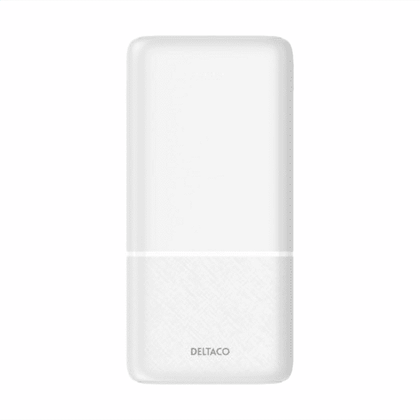 DELTACO Powerbank 20000mAh USB-C/2x USB weiß