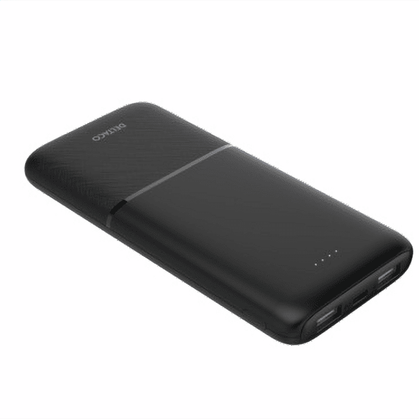 DELTACO Powerbank 10000mAh 20W PD USB-C/2x USB schwarz