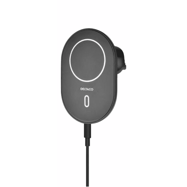 DELTACO Universal-Auto-Halter Wireless Magnetic schwarz