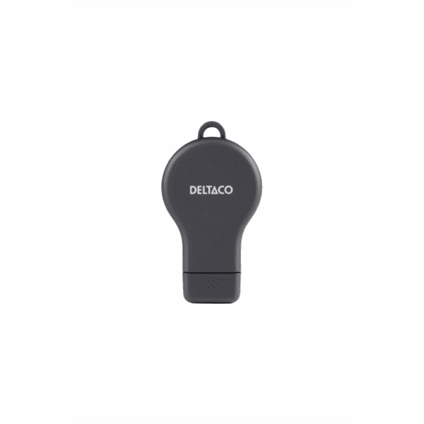 DELTACO Wireless Charger Magnetic 3in1 Powerbank schwarz