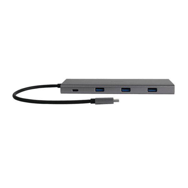 DELTACO 12in1 USB-C Dockingstation 4K UHD/60Hz 85W silber