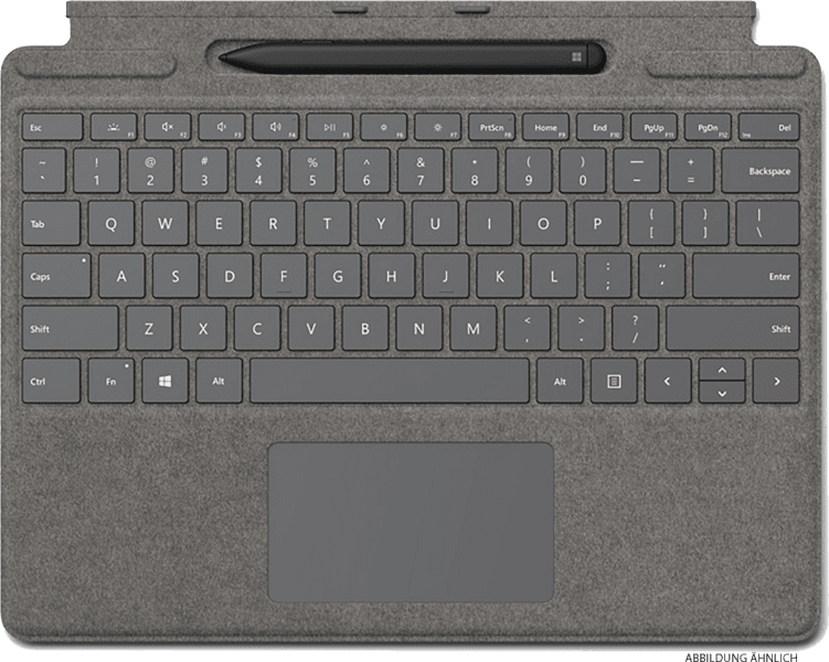 Microsoft Surface Pro Keyboard mit Slim Pen platin