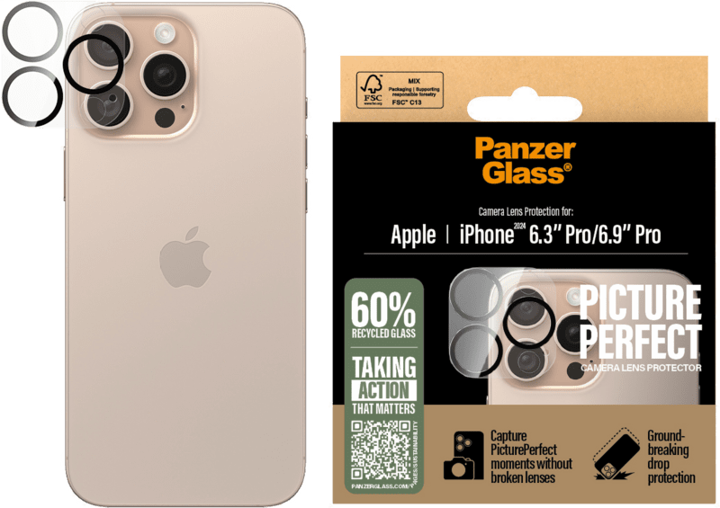 PanzerGlass Picture Perfect iPhone 16 Pro/16 Pro Max