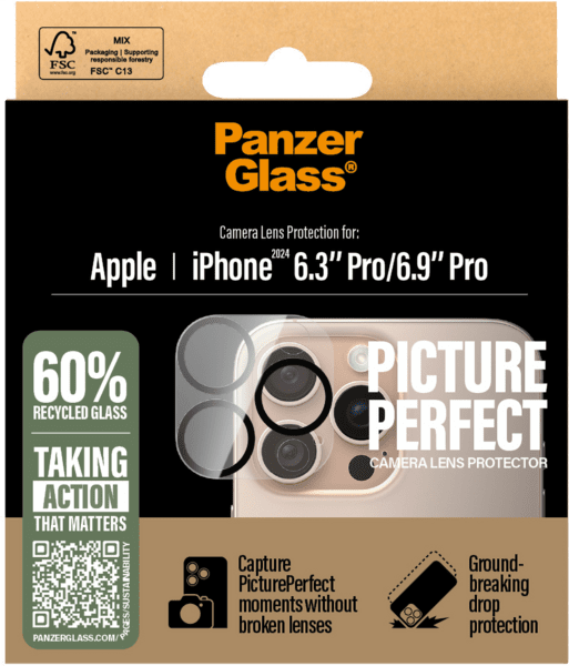 PanzerGlass Picture Perfect iPhone 16 Pro/16 Pro Max