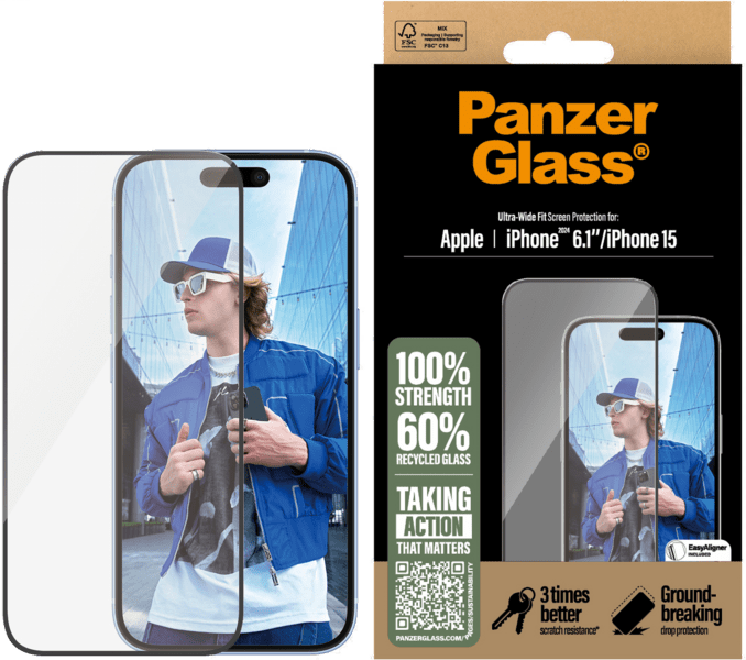 PanzerGlass SP iPhone 16 UWF