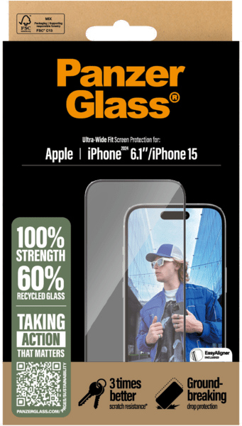 PanzerGlass SP iPhone 16 UWF