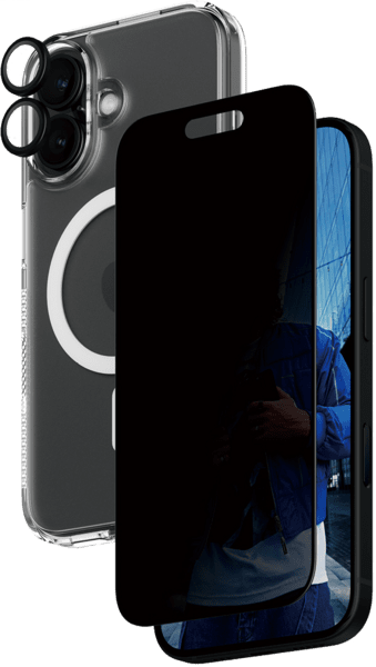 PanzerGlass 3in1 Privacy Protection Bundle iPhone 16 PanzerGlass 3in1 Privacy Protection Bundle iPhone 16