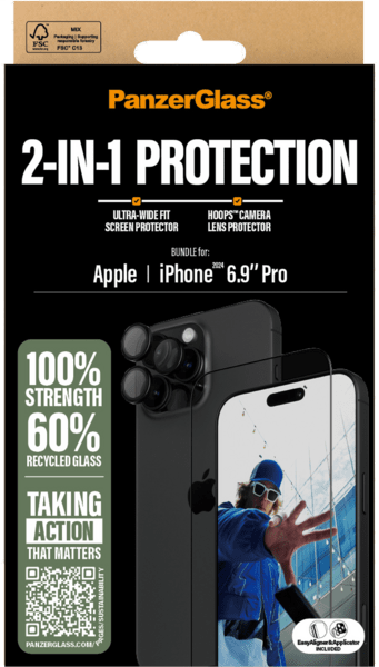 PanzerGlass 2in1 Bundle iPhone 16 Pro Max