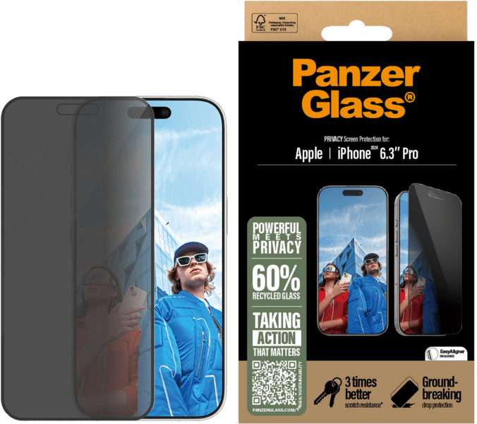 PanzerGlass Privacy SP iPhone 16 Pro UWF