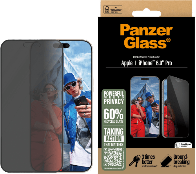 PanzerGlass Privacy SP iPhone 16 Pro Max UWF