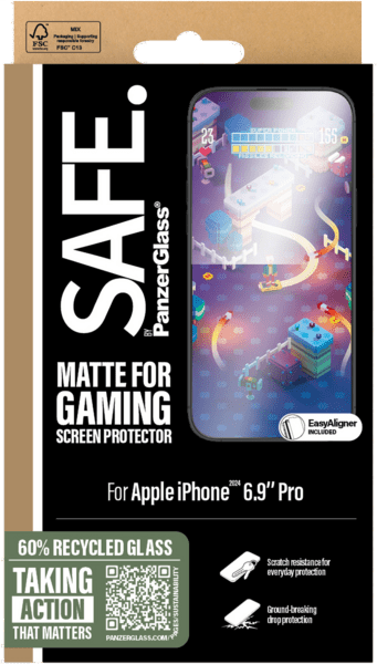 PanzerGlass SAFE. Gaming SP iPhone 16 Pro Max UWF