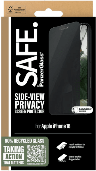 PanzerGlass SAFE. Privacy SP iPhone 16 UWF