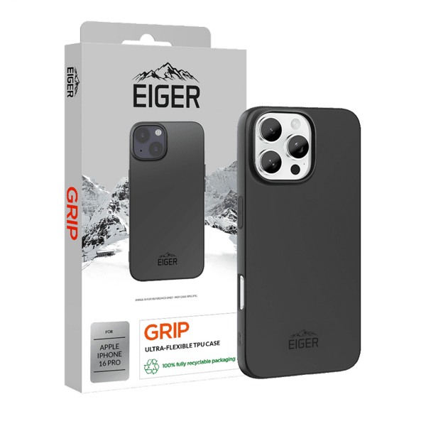 Eiger Grip Case iPhone 16 Pro schwarz