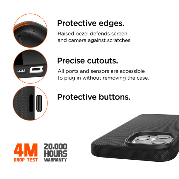 Eiger North Case iPhone 16 Plus schwarz