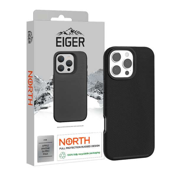 Eiger North Case iPhone 16 Pro Max schwarz
