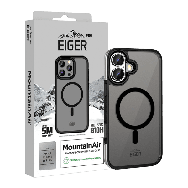 Eiger Pro MountainAir Case iPhone 16 Plus schwarz