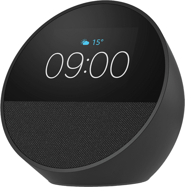 Amazon Echo Spot (2024) m. Uhr schwarz