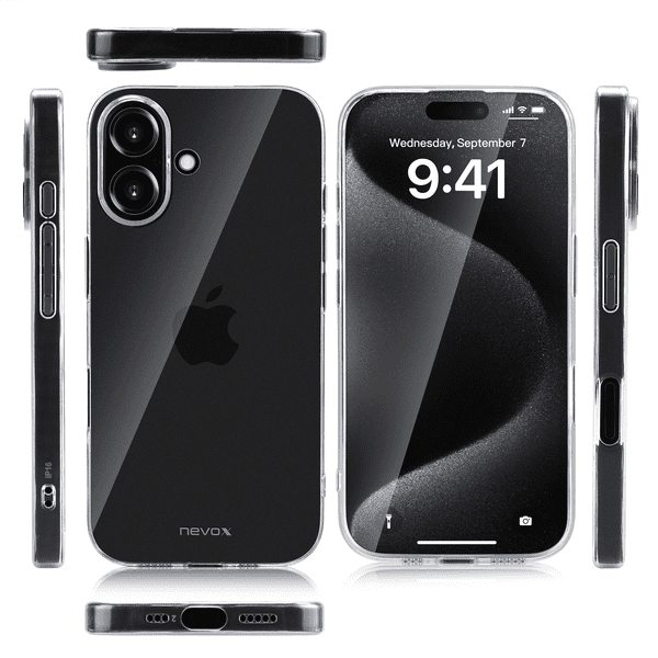 nevox StyleShell Flex iPhone 16 Plus transparent