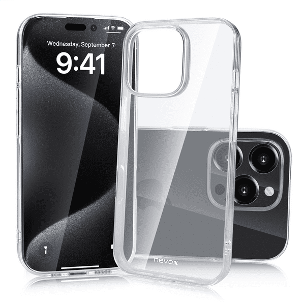 nevox StyleShell Flex iPhone 16 Pro transparent nevox StyleShell Flex iPhone 16 Pro transparent