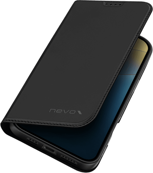 nevox Vario Series Bookcase iPhone 16 schwarz