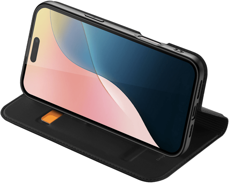 nevox Vario Series Bookcase iPhone 16 schwarz