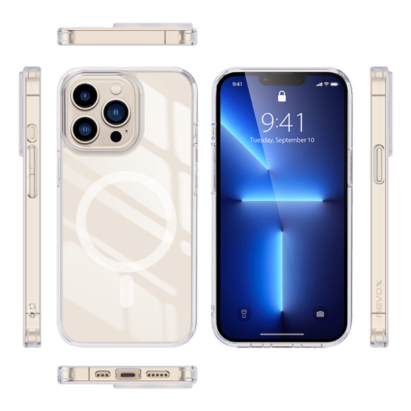 nevox StyleShell SHOCKFlex MagSafe iPhone 16 Pro transp. nevox StyleShell SHOCKFlex MagSafe iPhone 16 Pro transp.