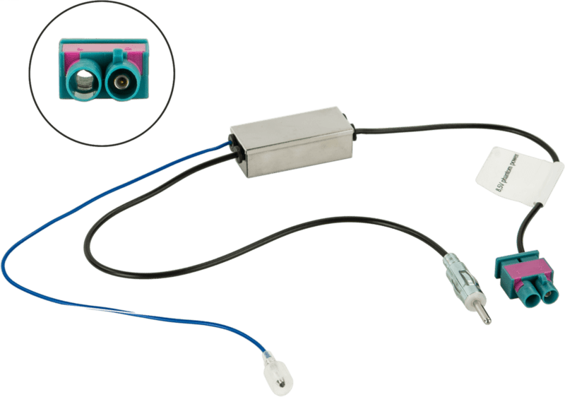 ACV Antennenadapter Fakra(m)(doppelt)>DIN(m) 8,5V