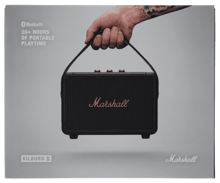 Marshall KILBURN II Black & Brass Bluetooth-Lautsprecher