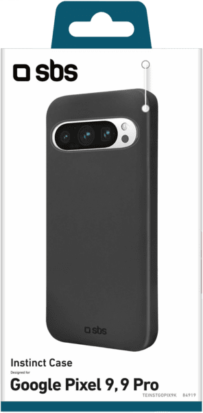 SBS Instinct Cover Google Pixel 9/9 Pro schwarz