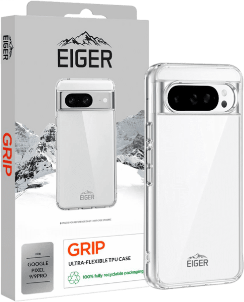 Eiger Grip Case Google Pixel 9/9 Pro transparent