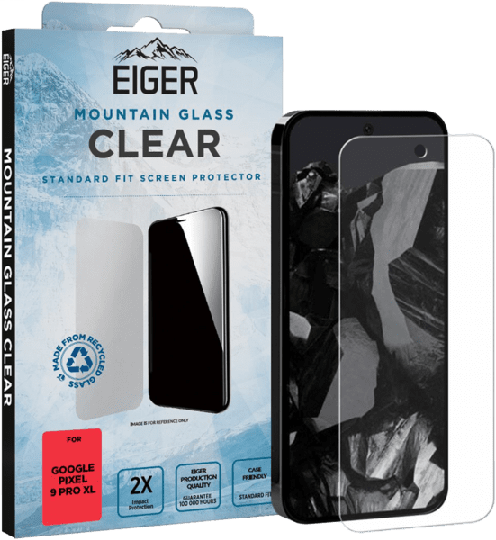 Eiger SP Mountain Glass Clear Google Pixel 9 Pro XL Eiger SP Mountain Glass Clear Google Pixel 9 Pro XL