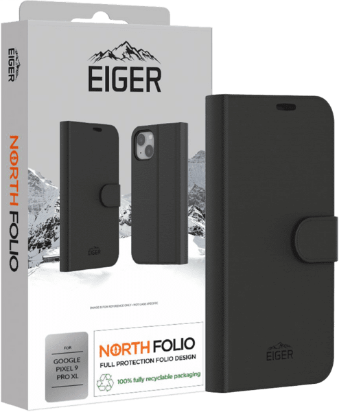 Eiger North Folio Case Google Pixel 9 Pro XL schwarz