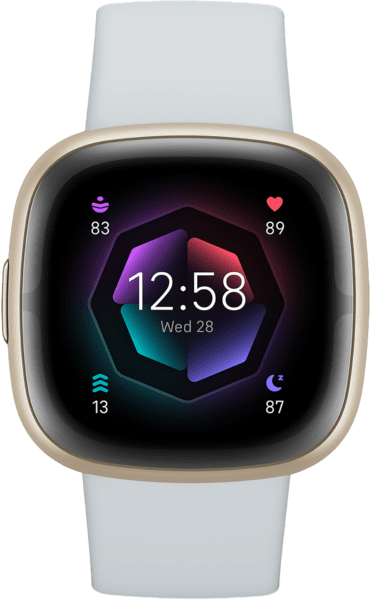 fitbit sense 2 nebelblau/Aluminium softgold