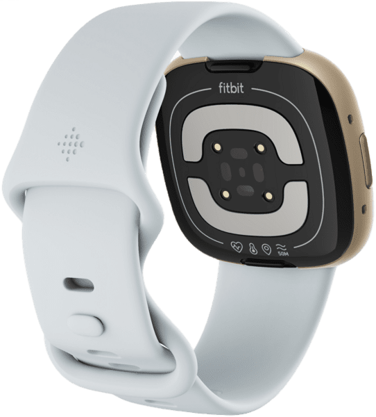 fitbit sense 2 nebelblau/Aluminium softgold